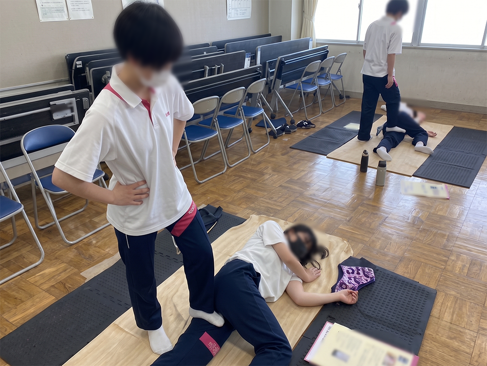 施術の様子